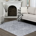 thumbnail image 3 of Better Homes & Gardens Diamond Machine Washable Indoor Area Rug, Gray, 5'x7', 3 of 13