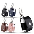 thumbnail image 2 of kurtrusly Wireless Earphone Charging Case Protector Anti-lost PU leather Bag Metal Clip Replacement For AirPods, 2 of 9
