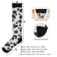 thumbnail image 3 of FORMRS Womens Knee High Socks Casual Long Thick Travel Daily Wear, 2 Pairs, Cow Spots, 3 of 6