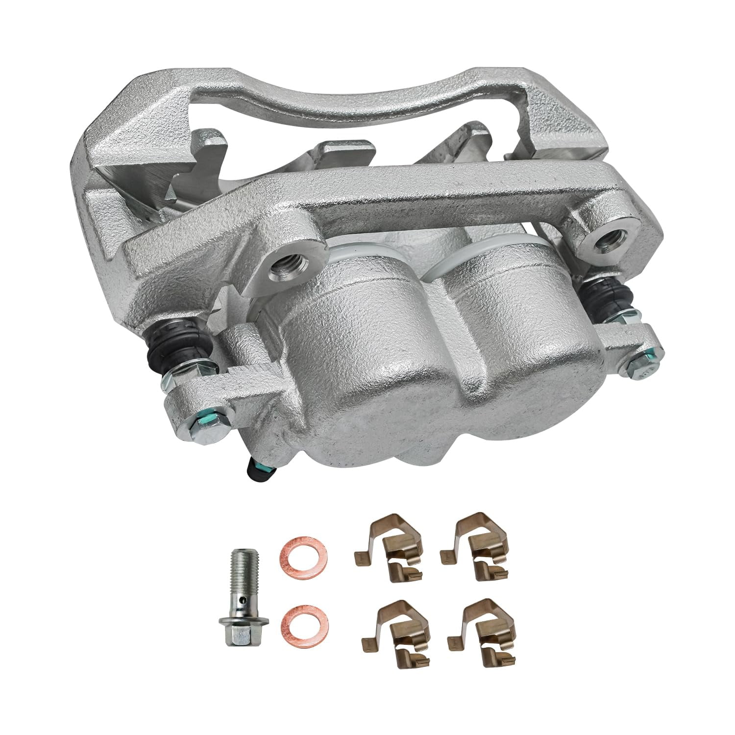 Detroit Axle - 2 Front Left and Right Disc Brake Calipers with Bracket Replacement for Dodge Ram Dakota 1500 Classic