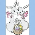 thumbnail image 3 of CafePress - Easter Rabbits Ash Grey T Shirt - Men's Classic Graphic T-Shirt, 3 of 4