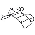 thumbnail image 4 of MasteelfCA Wall Mounted Garden Hose Storage Holder Hanging Hose Storage Rack (Black), 4 of 8