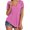 Hot Pink, variant on Womens Tshirts Casual Long Sleeve Sweatshirts Comfy Loose Fit Soft Everyday Wear Home Leisure Going Out Street Style Tops