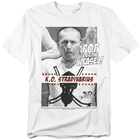 Three Stooges T-Shirt Weasel Unisex Graphic Tee For Men & Women