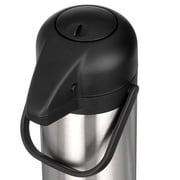 Vondior Thermal Airpot Coffee & Tea Beverage Urn, Silver, Large, 102 oz