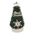 thumbnail image 2 of Dserhfy 5 Inch Mini Christmas Tree Artificial Tabletop Christmas Tree Decorations with Star Tree Topper for Winter Fireplace Mantel Decor, 2 of 8