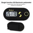 thumbnail image 2 of Ivole Digital Step Pedometer Walking Counter Lcd Display Exercise Counting Men Women, 2 of 5