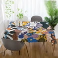 thumbnail image 3 of Yayeee Tablecloths 60" x 90" Rectangle Wrinkle Resistant Party Table Cover, Purple Flowers, 3 of 8