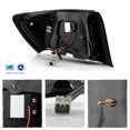 thumbnail image 3 of AKKON - Fit 2008-2011 Subaru Impreza WRX Sedan [Full LED] Running Tube Black Smoked Tail Lights Brake Lamp Pair Driver+Passenger, 3 of 7