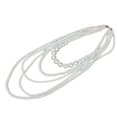 thumbnail image 1 of MesaSe Pull Collier Imitation Perles Femmes Multicouches Exagéré Collier de Perles pour Mariage, 1 of 8