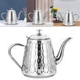thumbnail image 4 of GUOOL Bouilloire en Acier Inoxydable avec Infuseur Amovible Cafetière Théière Argent, 4 of 9