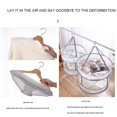 thumbnail image 2 of Clothes Basket Clothes Drying Net Sweater Anti-deformation Flat Pocket Household Socks Drying Net Zipper Design, 2 of 9