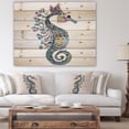 thumbnail image 4 of Design Art - Aquarelle Colorée d'Hippocampe, 4 of 5