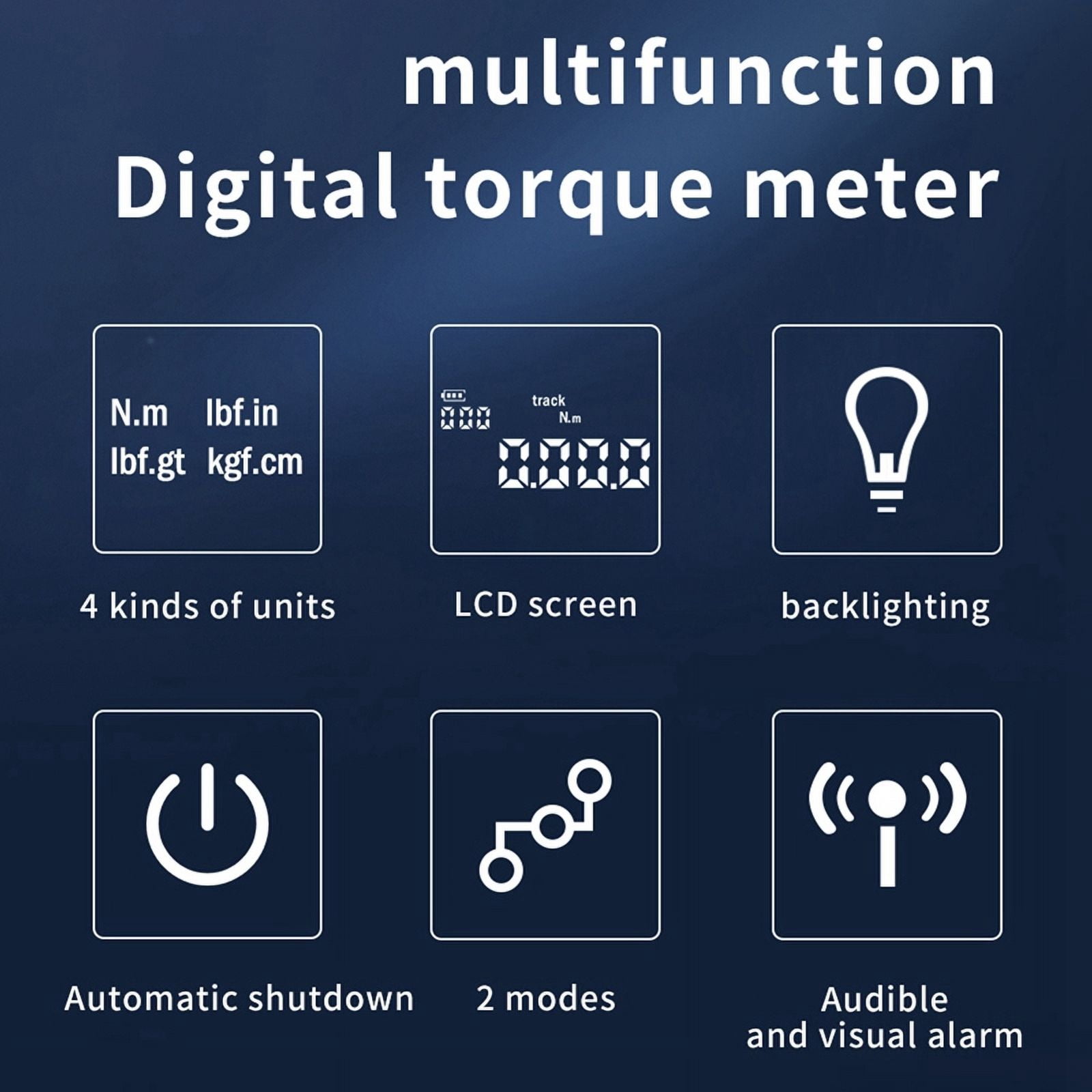 New Digital Torque Meter Torque Meter Tester Mechanical Wrench Replacement Various Rotor Torque Wrenches for Repair