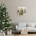 thumbnail image 3 of Stupell Industries Bear in Snowy Forest Animals & Insects Painting Gallery Wrapped Canvas Art Print Wall Art, 24 x 24, 3 of 8