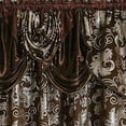 thumbnail image 3 of Juego de 2 paneles Glory Rugs Jacquard de lujo para ventanas, color marrón, 140 x 213 cm, 3 of 5