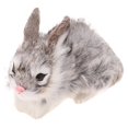 thumbnail image 1 of 1pc Plush Rabbit Toy Decorative Lifelike Mini Simulation Plush Ornament Plush Toy Plush Rabbit For Toddlers Children Kids, 1 of 5