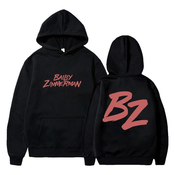 Bailey Zimmerman Hoodie BZ Logo Long Sleeve Streetwear Women Men Hooded Sweatshirt