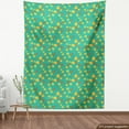 thumbnail image 3 of Ambesonne Autumn Fabric by the Yard Upholstery, Seasonal Fall of the Leaf, 2 Yards, Sea Green and Mustard, 3 of 4