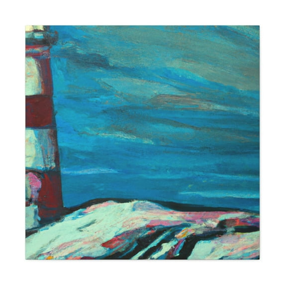 Lighthouse Pop Art Glow - Canvas