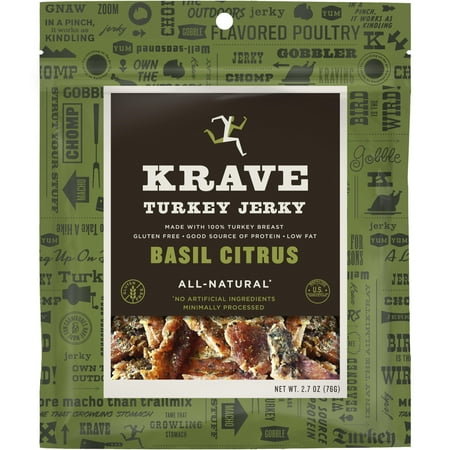 BASIL CITRUS TURKEY JERKY, BASIL CITRUS