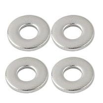FASTENER TREE #6 x 3/8" Flat Washer 304, Stainless Steel, SAE Washer for Screws Bolts 100 Pieces
