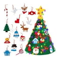 thumbnail image 5 of Montessori Felt Christmas Tree for Kids 3D,Felt Christmas Tree for Toddlers,Toddler Felt Christmas Tree,Felt Christmas Tree Ornaments,Felt Christmas Tree for Kids Wall with Lights (Green), 5 of 10
