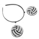 thumbnail image 4 of Diadema deportiva para fiestas, tocado para eventos deportivos, diadema deportiva con balón, diadema reutilizable para fiestas, 4 of 7
