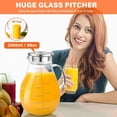 thumbnail image 3 of JOUALY 88 oz Glass Pitcher with Lid Accurate Tick Marks, 3 of 8