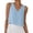 490#Light Blue, variant on Womens Linen Crop Tank Tops 2026 Spring Summer Beach Sleeveless Tops Light Gray L