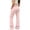 Pink, variant on YaEYa Girls School Uniform Flare Pant Slim Fit Bell Bottom Trousers Fitted Stretch Flare Leg Pants High Waist Casual Slacks With Side Pocket Button Fly Trouser Preppy Clothes (Navy,7-8 Years)