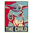 thumbnail image 2 of Men's Star Wars: The Mandalorian Grogu The Child Hope Poster Graphic Tee Beige 3X Large, 2 of 4
