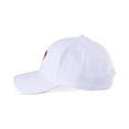 thumbnail image 3 of The Phluid Project Rainbow Heart Baseball Cap, White, 3 of 4