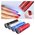 thumbnail image 2 of Lampe Torche UV Super Mini 9 LED Lampe de Poche Ultraviolette Séchage Rapide Outil de Manucure, Facile à Utiliser, 2 of 7