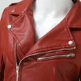 thumbnail image 6 of Daolelai Women's Single-Wear Leather Jacket Motorcycle Leather Jacket Leather Zipper Stitching Leather Jacket, 6 of 9