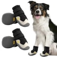 thumbnail image 1 of Chaussures pour Chiens de Grande, Petite et Moyenne Taille, Imperméables et Respirantes, Chaussons et Protège-Pattes avec Sangles Réfléchissantes, Bottes de Randonnée pour la Randonnée, 1 of 7