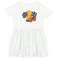 thumbnail image 3 of Inktastic Number Two Race Car Girls Toddler Dress, 3 of 5