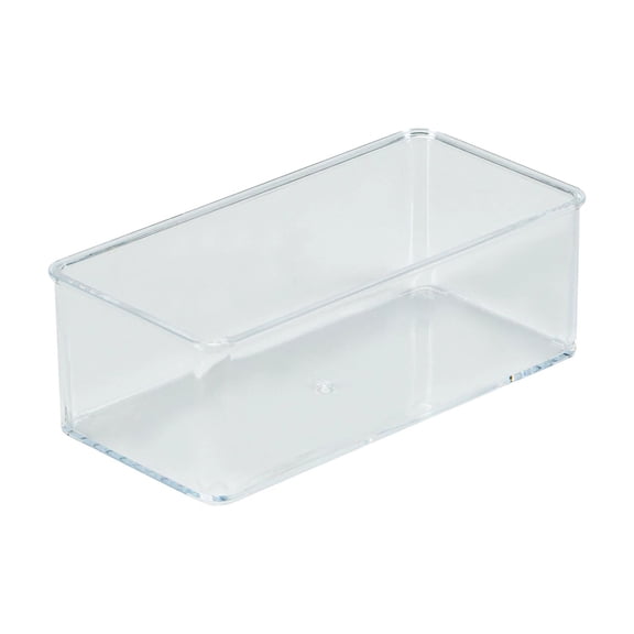 Simplify Small Narrow Drawer Organizer In Clear Dimensions: 6" X 3" X 2"