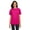 Crown Raspberry, variant on Devon & Jones DP613W Ladies Perfect Fit Boat-Neck Blouse