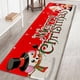 thumbnail image 1 of Alfombra navideña 3D antideslizante con estampado navideño, alfombra para sala de estar, cocina, baño, Papá Noel y ciervo, árbol de Navidad, muñeco de nieve, 1 of 4