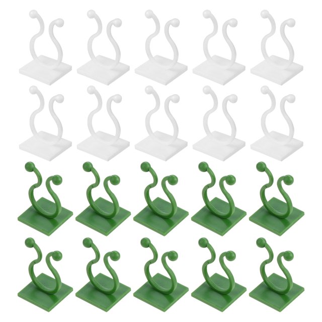 120 piezas de herramientas para fijar plantas enredaderas, ganchos adhesivos para pared, fijadores de plantas enredaderas