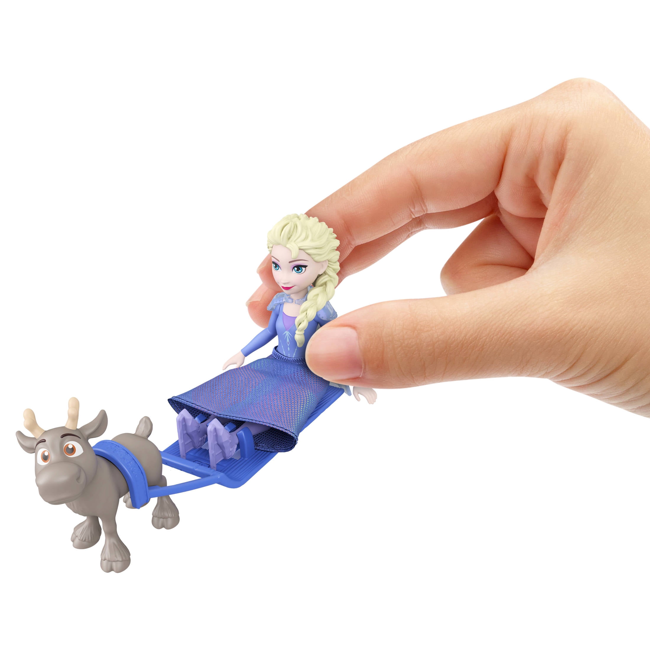 Disney Frozen Small Doll Playset with 5 Surprises Including Anna or Elsa (1 Doll; Character Varies)