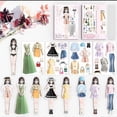 thumbnail image 2 of Magnetic Dress Up Baby, Magnetic Princess Dress Up Paper Doll Magnet Dress Up Games, Pretend Travel Playset Toy Dress Up Dolls For Girls Gifts, 2 of 4