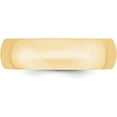 thumbnail image 3 of Avariah 10k Yellow Gold 6.2mm Lightweight Comfort Fit Wedding Band Size 8 - Ring Size 8.0, 3 of 7
