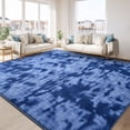 thumbnail image 3 of Alfombra TWINNIS, 213 x 305 cm, espuma viscoelástica suave teñida con corbata, azul, 3 of 9