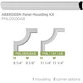 thumbnail image 6 of 1 1/2"H x 3/4"P x 94 1/4"L, Aberdeen Panel Moulding, 6 of 10