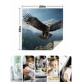 thumbnail image 5 of Eagle Cloth Napkins Washable Set of 1, Forest Mountains Range Sky Animal Natural Landscape Reusable Dinner Table Napkins Cloth Bulk for Weddings Kitchen Restaurants Hotel Events Parties 20 x 20 Inch, 5 of 9