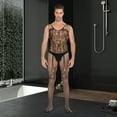 thumbnail image 3 of Intimates 1PC Sentiment Black Men's Out Hollowed Net, 3 of 9