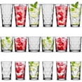 thumbnail image 3 of POPLASS Melrose 18-Piece Family Drinking Glasses Set - Drinking Glassware Set with Highball Cooler, DOF (Double Old Fashioned), and Juice Glasses - 6 Each, 3 of 10