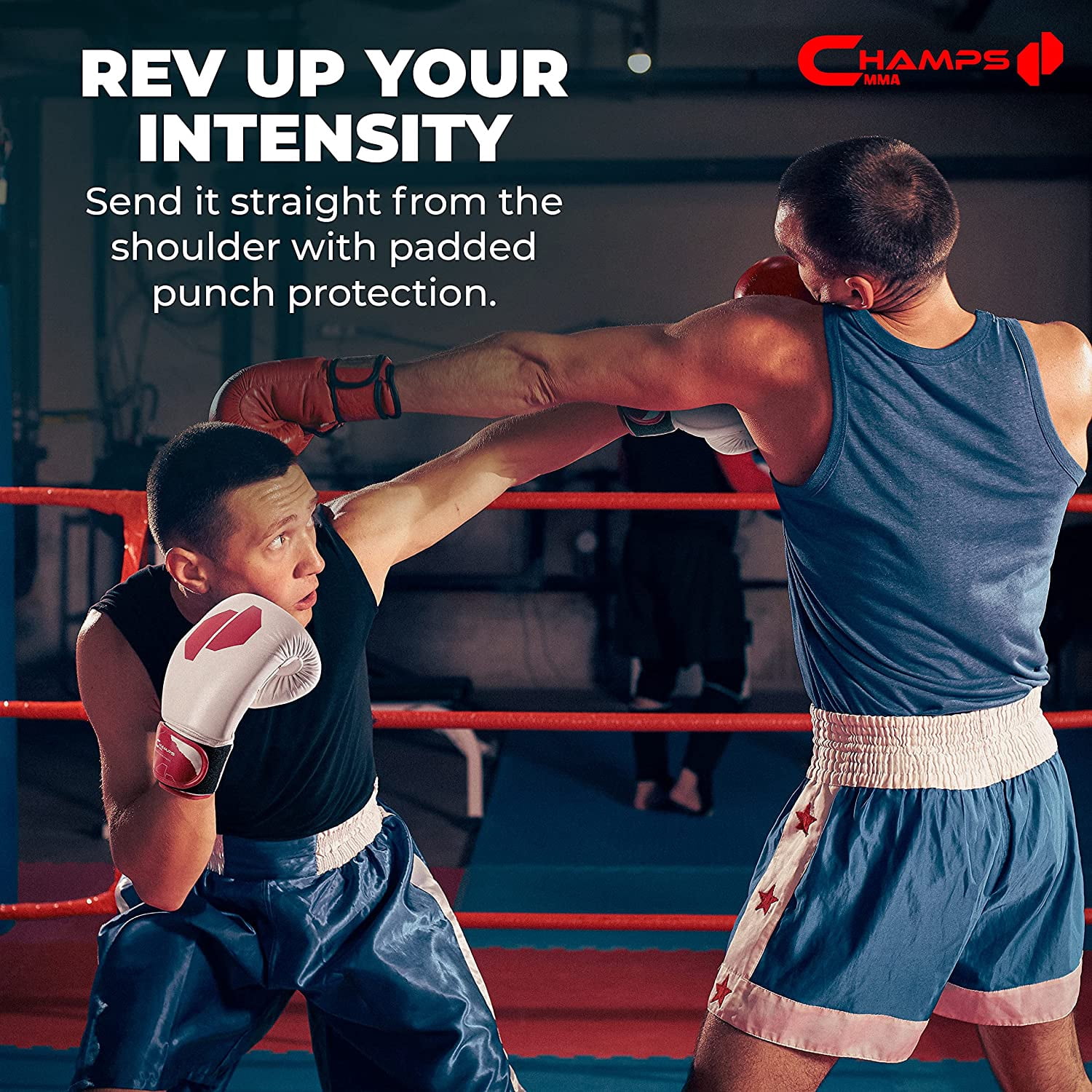 Champs Boxing Gloves for Men and Women – Breathable Martial Arts Gloves with Superior Wrist Support & Shock Absorption – Padded Kickboxing, Boxing, & Muay Thai Gloves for Athletes by Champs MMA